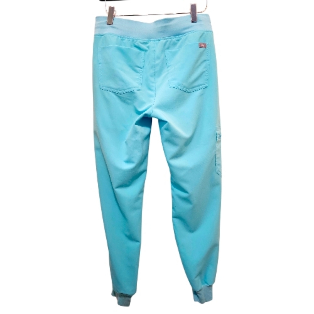 FIGS Women's Zamora Jogger Scrub Pants - Neon Blue Sz: XS - Picture 5 of 14
